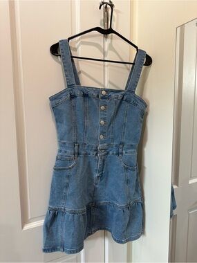Forever 21 Light Blue Denim Dress